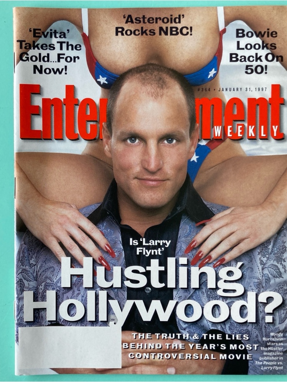 Entertainment Weekly Magazine Woody Harrelson Larry Flynt  JANUARY 31 1997 Label
